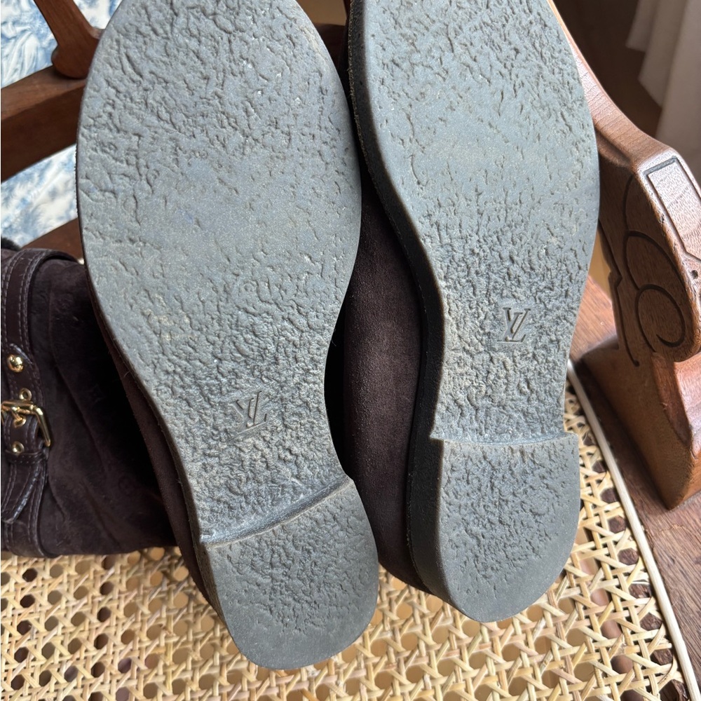 Louis Vuitton monogram brown suede Winter Boots - Picture 6 of 12